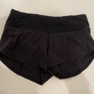 lulu lemon speed up short black